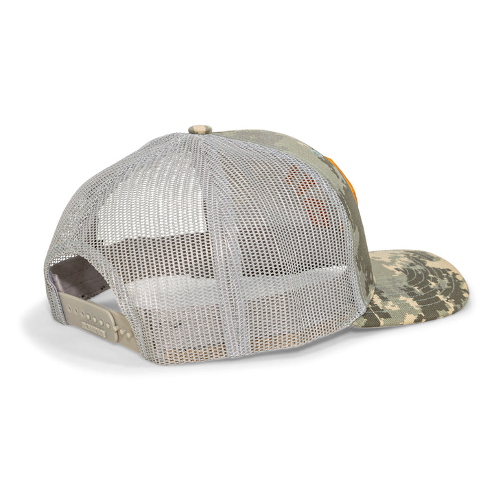Tuna Coffin Trucker - Digi Camo & Orange