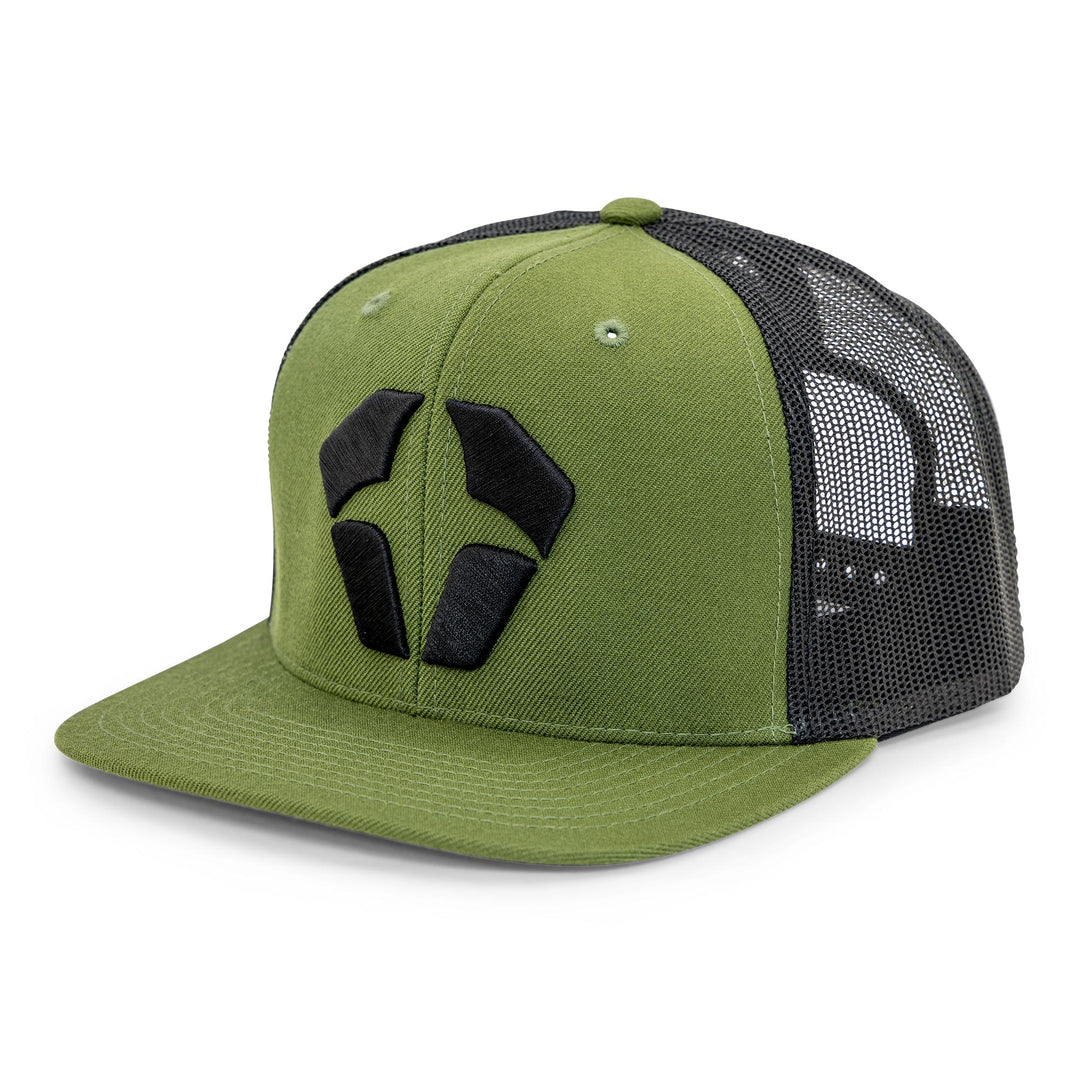 Tuna Coffin Trucker - Olive Flat Bill