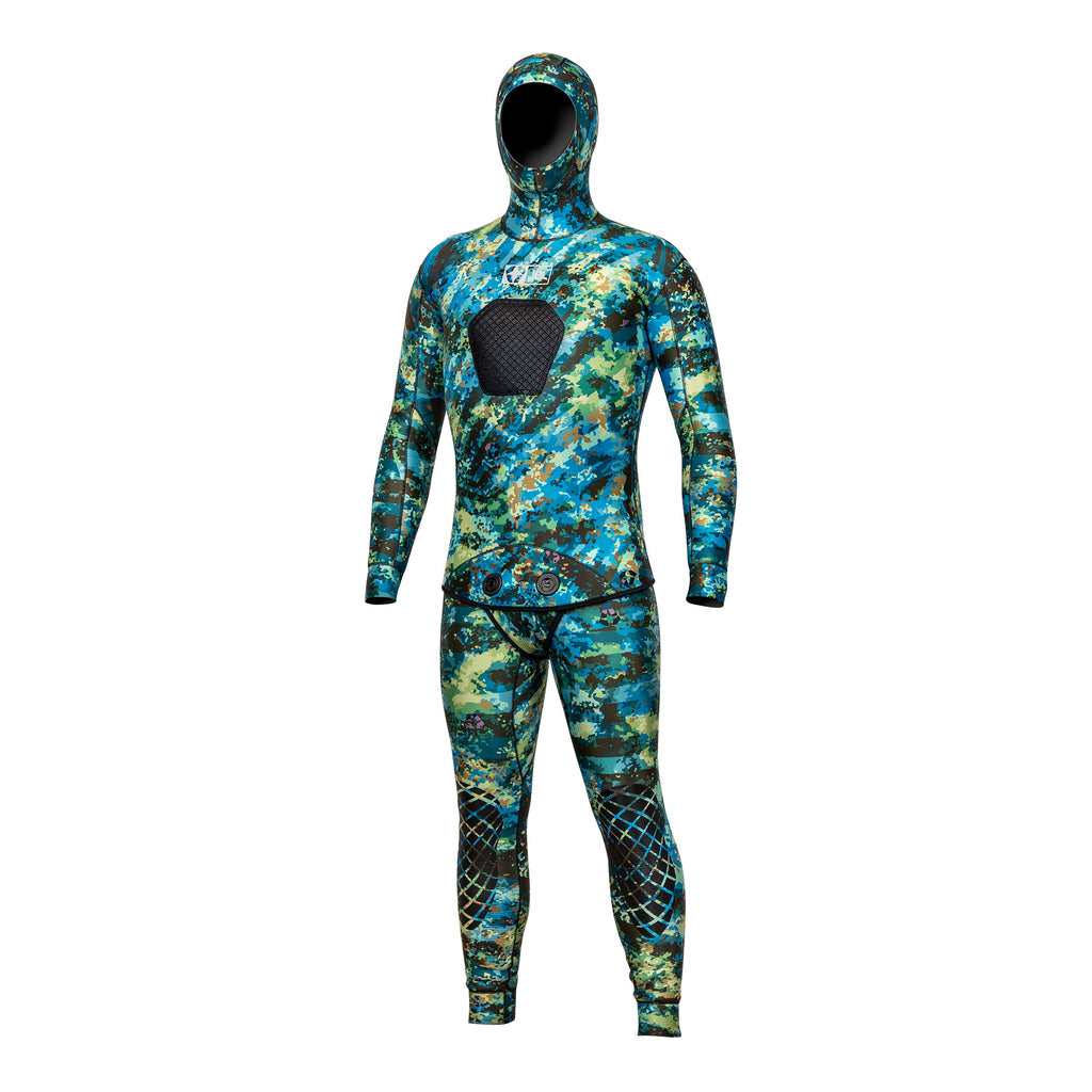 Mares Pure Instinct Green Camo Spearfishing & Freediving Wetsuit